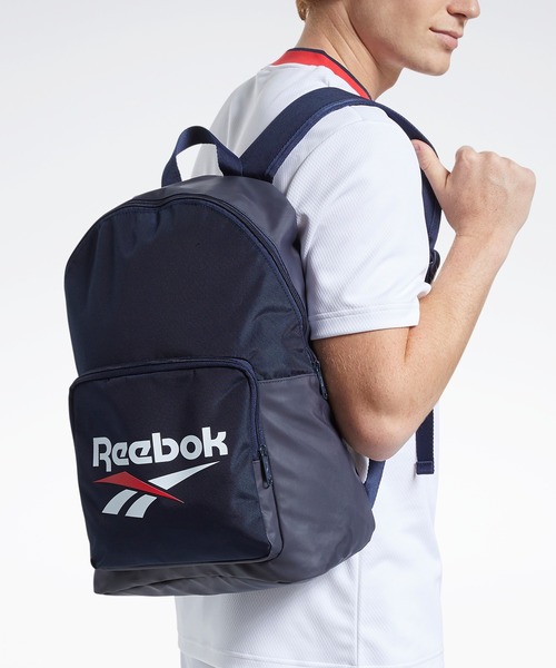 Reebok（リーボック）の「クラシックス ファウンデーション バックパック / Classics Foundation Backpack（バックパック/リュック・メンズ・ブラック/ネイビー/ダークネイビー/ブラック×ブラック・FREE）」の3枚目の写真