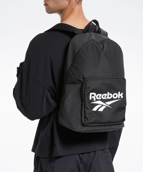 Reebok（リーボック）の「クラシックス ファウンデーション バックパック / Classics Foundation Backpack（バックパック/リュック・メンズ・ブラック/ネイビー/ダークネイビー/ブラック×ブラック・FREE）」の2枚目の写真