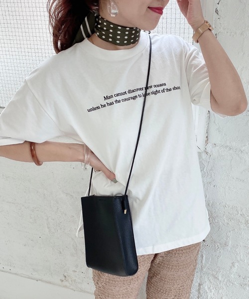 archives（アルシーヴ）の「アソートプリントTee（Tシャツ/カットソー・レディース・ホワイト系その他/ホワイト系その他2/ホワイト系その他3/チャコールグレー/ベージュ/ミント・MEDIUM）」の2枚目の写真