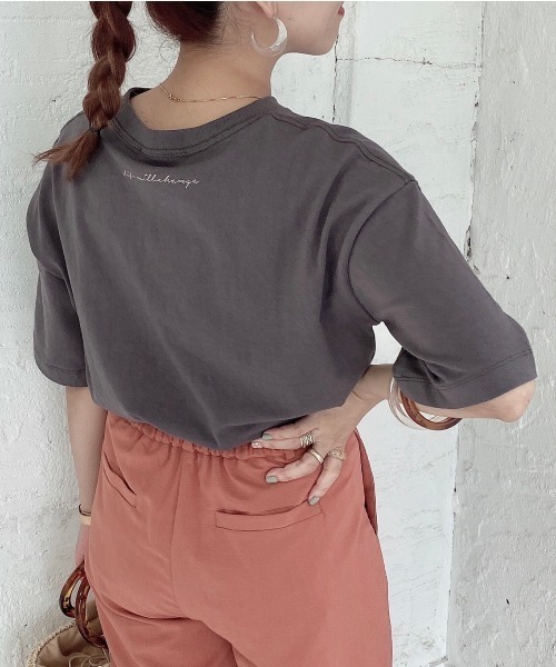 archives（アルシーヴ）の「アソートプリントTee（Tシャツ/カットソー・レディース・ホワイト系その他/ホワイト系その他2/ホワイト系その他3/チャコールグレー/ベージュ/ミント・MEDIUM）」の14枚目の写真