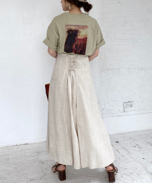 archives（アルシーヴ）の「アソートプリントTee（Tシャツ/カットソー・レディース・ホワイト系その他/ホワイト系その他2/ホワイト系その他3/チャコールグレー/ベージュ/ミント・MEDIUM）」の15枚目の写真