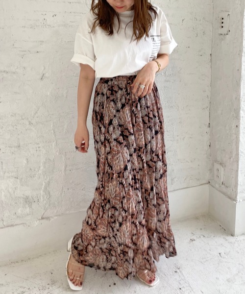 archives（アルシーヴ）の「アソートプリントTee（Tシャツ/カットソー・レディース・ホワイト系その他/ホワイト系その他2/ホワイト系その他3/チャコールグレー/ベージュ/ミント・MEDIUM）」の12枚目の写真