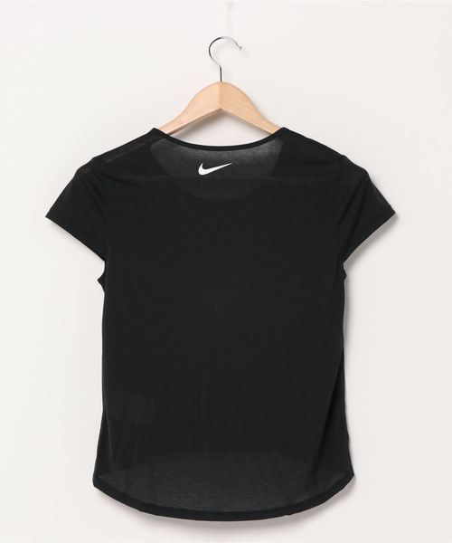 NIKE（ナイキ）の「ナイキ NIKE ウィメンズ アイコンクラッシュ S/S トップ（Tシャツ/カットソー・レディース・ブラック・S/XL/L/M）」の2枚目の写真