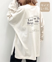 apres jour mignon | 【大きいサイズ】アソートスリットBIGロンT【ZOZOTOWN限定アイテム】(Tシャツ/カットソー)