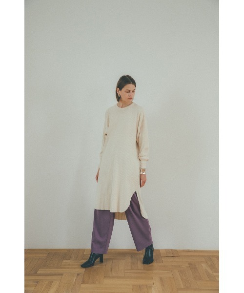 CLANE  HEAVY RIB LONG TOPS  ロングトップス　新品 CLANE（クラネ）の「HEAVY RIB LONG TOPS（Tシャツ/カットソー）」 - WEAR
