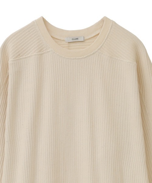 CLANE（クラネ）の「HEAVY RIB LONG TOPS（Tシャツ/カットソー）」 - WEAR