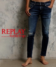 REPLAY | REPLAY×RATTLE TRAP 別注デニム Jondrill Hyperflex bloken&repair(デニムパンツ)