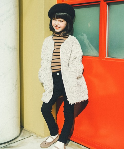 BRANSHES(ブランシェス)の「ハイネックリブニットトップス(ニット/セーター・キッズ・ブラック/ブラウン/アイボリー/その他/ピンク・80cm/90cm/110cm/100cm/120cm/130cm/140cm/150cm)」の15枚目の写真