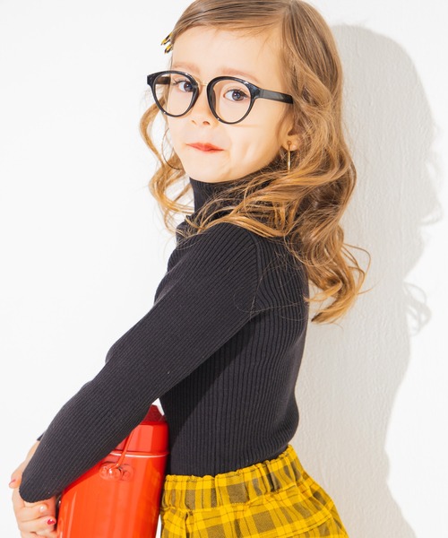 BRANSHES(ブランシェス)の「ハイネックリブニットトップス(ニット/セーター・キッズ・ブラック/ブラウン/アイボリー/その他/ピンク・80cm/90cm/110cm/100cm/120cm/130cm/140cm/150cm)」の11枚目の写真