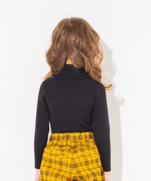 BRANSHES(ブランシェス)の「ハイネックリブニットトップス(ニット/セーター・キッズ・ブラック/ブラウン/アイボリー/その他/ピンク・80cm/90cm/110cm/100cm/120cm/130cm/140cm/150cm)」の10枚目の写真