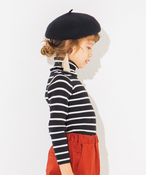 BRANSHES(ブランシェス)の「ハイネックリブニットトップス(ニット/セーター・キッズ・ブラック/ブラウン/アイボリー/その他/ピンク・80cm/90cm/110cm/100cm/120cm/130cm/140cm/150cm)」の18枚目の写真