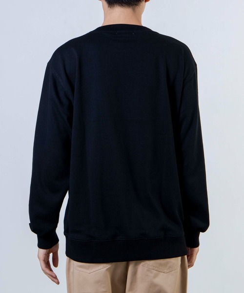 WEGO(ウィゴー)の「WEGO/モチーフプルオーバー(スウェット・メンズ・ブラック/アイボリー・LARGE/MEDIUM/SMALL)」の5枚目の写真