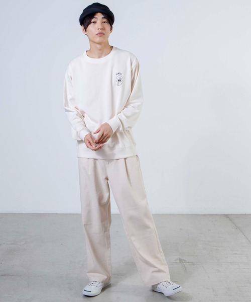 WEGO(ウィゴー)の「WEGO/モチーフプルオーバー(スウェット・メンズ・ブラック/アイボリー・LARGE/MEDIUM/SMALL)」の10枚目の写真