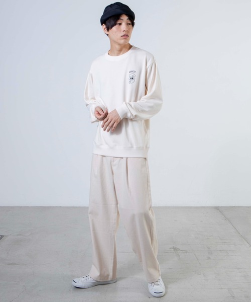 WEGO(ウィゴー)の「WEGO/モチーフプルオーバー(スウェット・メンズ・ブラック/アイボリー・LARGE/MEDIUM/SMALL)」の11枚目の写真