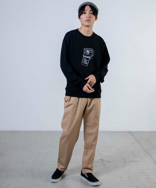 WEGO(ウィゴー)の「WEGO/モチーフプルオーバー(スウェット・メンズ・ブラック/アイボリー・LARGE/MEDIUM/SMALL)」の13枚目の写真