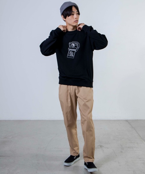 WEGO(ウィゴー)の「WEGO/モチーフプルオーバー(スウェット・メンズ・ブラック/アイボリー・LARGE/MEDIUM/SMALL)」の14枚目の写真