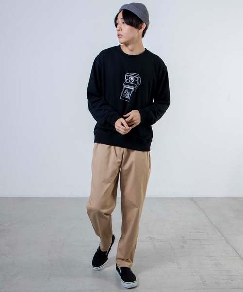 WEGO(ウィゴー)の「WEGO/モチーフプルオーバー(スウェット・メンズ・ブラック/アイボリー・LARGE/MEDIUM/SMALL)」の15枚目の写真