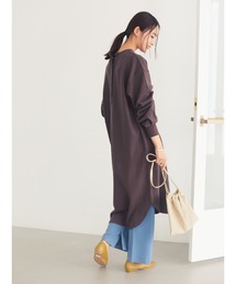 CRAFT STANDARD BOUTIQUE（クラフトスタンダードブティック）の「バックヘンリースウェットワンピース●＊（ワンピース・レディース）」