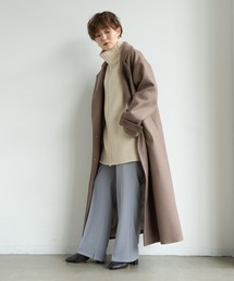 yukichi. | classical piping long coat / yukichi.(チェスターコート)