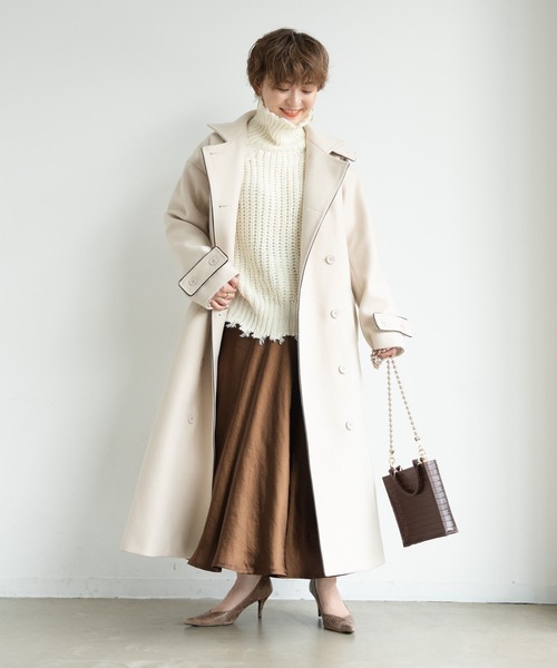 yukichi.（ユキチ）の「classical piping long coat / yukichi