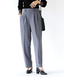 zootie（ズーティー）の「【オンもオフもイージーに、そして綺麗に。】 美シルエット テーパードパンツ（スラックス）」