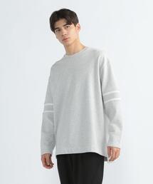 FEELING MADE | 【WEB限定】FEELING MADE エアリースウェット 袖ライン入り スウェット（トレーナー・ユニセックス・セットアップ対応・UVカット）(スウェット)