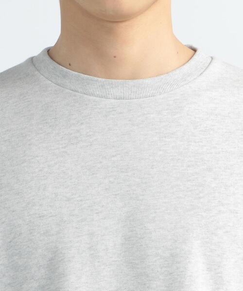 FEELING MADE（フィーリングメイド）の「FEELING MADE エアリースウェット 袖ライン入り スウェット（スウェット・メンズ・ライトグレー/ターコイズブルー/ブラック・MEDIUM/LARGE/SMALL）」の11枚目の写真