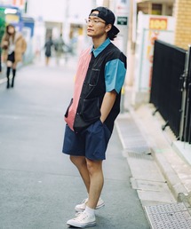 ComfyNylonメッシュポケットシャツ