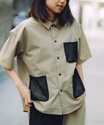 ComfyNylonメッシュポケットシャツ