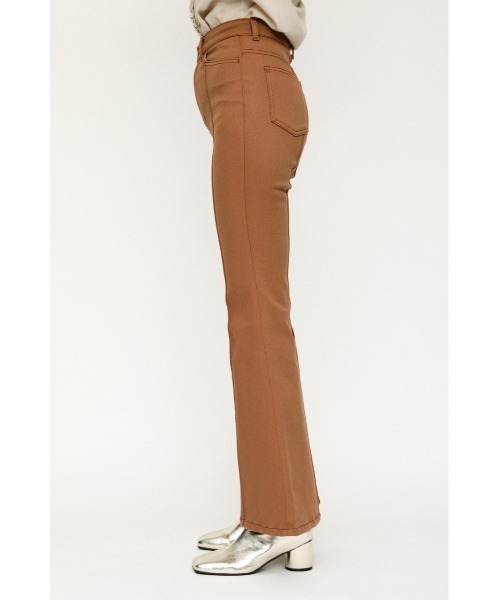 SLY(スライ)の「WASH ME HW PINTUCK FLARE PT-E ハイウエスト ピンタック フレア デニムパンツ(デニムパンツ・レディース・キャメル・25inch/24inch/26inch/23inch)」の5枚目の写真
