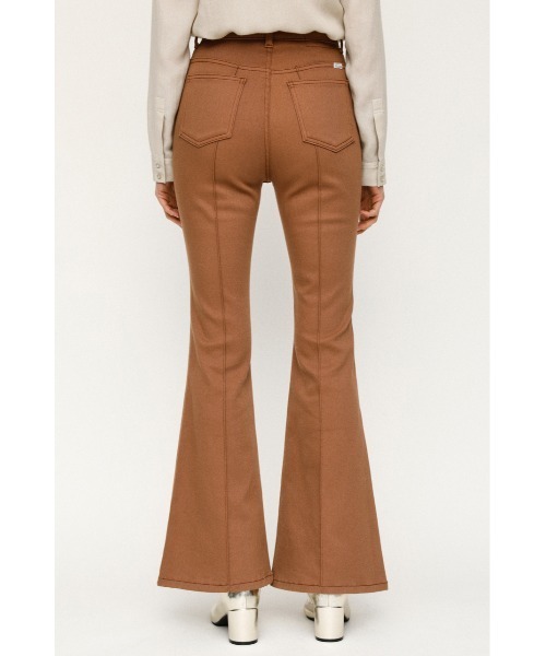 SLY(スライ)の「WASH ME HW PINTUCK FLARE PT-E ハイウエスト ピンタック フレア デニムパンツ(デニムパンツ・レディース・キャメル・25inch/24inch/26inch/23inch)」の6枚目の写真