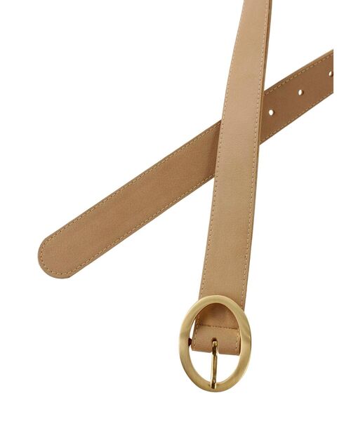 RESEXXY（リゼクシー）の「シャープバックルベルト（ベルト・レディース・ブラック/オフホワイト/ベージュ・FREE）」の5枚目の写真