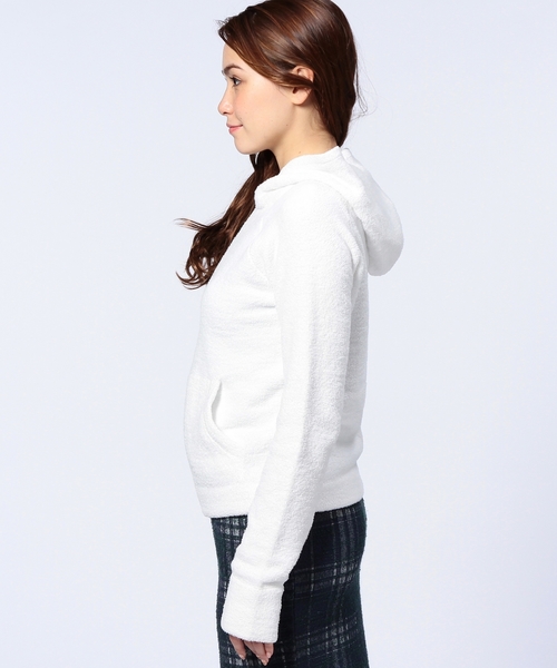 UNITED ARROWS（ユナイテッドアローズ）の「SFL P MOCO ジップパーカー ◆（パーカー・レディース・ホワイト/ネイビー・フリー）」の12枚目の写真