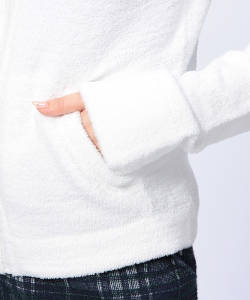 UNITED ARROWS（ユナイテッドアローズ）の「SFL P MOCO ジップパーカー ◆（パーカー・レディース・ホワイト/ネイビー・フリー）」の6枚目の写真