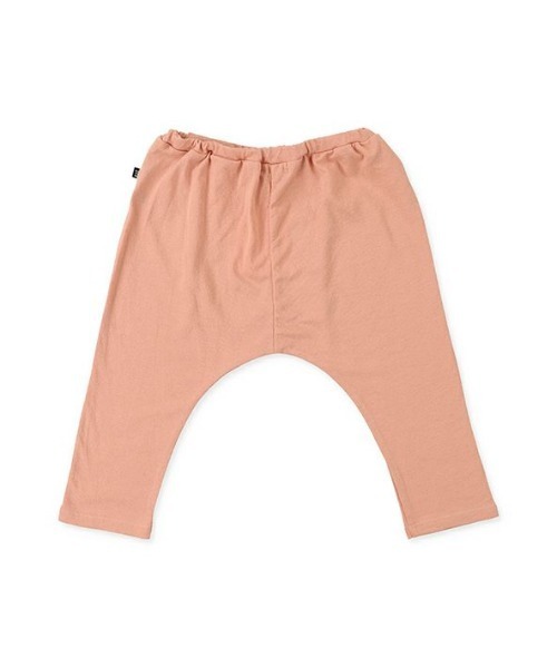 quoti use fith（クゥオティ　ユース　フィス）の「ガーゼ天竺 ベビーサルエルロングパンツ（スウェットパンツ・キッズ・ベージュ/ピンク/ミント・90/100/80）」の7枚目の写真
