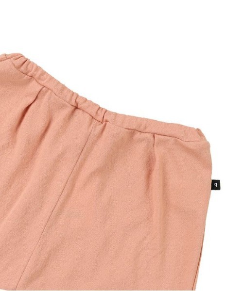 quoti use fith（クゥオティ　ユース　フィス）の「ガーゼ天竺 ベビーサルエルロングパンツ（スウェットパンツ・キッズ・ベージュ/ピンク/ミント・90/100/80）」の6枚目の写真