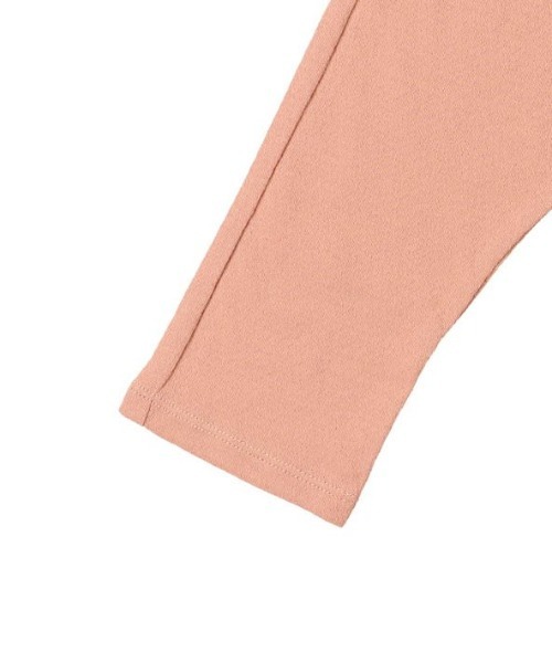 quoti use fith（クゥオティ　ユース　フィス）の「ガーゼ天竺 ベビーサルエルロングパンツ（スウェットパンツ・キッズ・ベージュ/ピンク/ミント・90/100/80）」の4枚目の写真