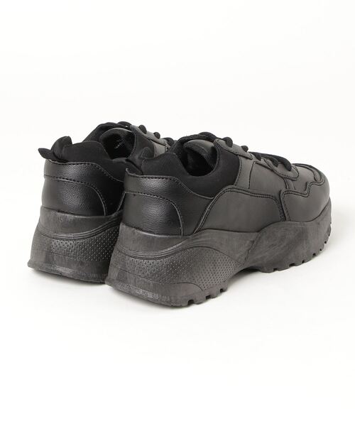 LoveHunter/☆軽量☆厚底ダッドスニーカー《約5.5cmソール》(1536)ホワイトスニーカー