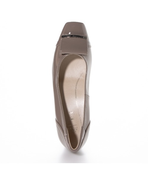 Riz raffinee（リズラフィーネ）の「【晴雨兼用】スクエアトゥレインパンプス（パンプス・レディース・ライトブラック/ベージュ×ブラック/グレー系その他/ブラック・22.5cm/23cm/23.5cm/24cm/24.5cm/22cm）」の9枚目の写真