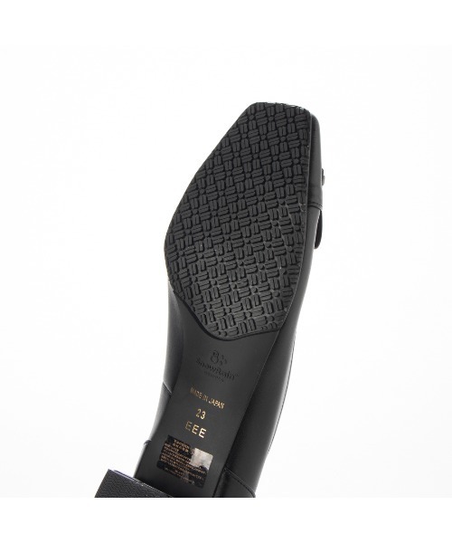 Riz raffinee（リズラフィーネ）の「【晴雨兼用】スクエアトゥレインパンプス（パンプス・レディース・ライトブラック/ベージュ×ブラック/グレー系その他/ブラック・22.5cm/23cm/23.5cm/24cm/24.5cm/22cm）」の14枚目の写真