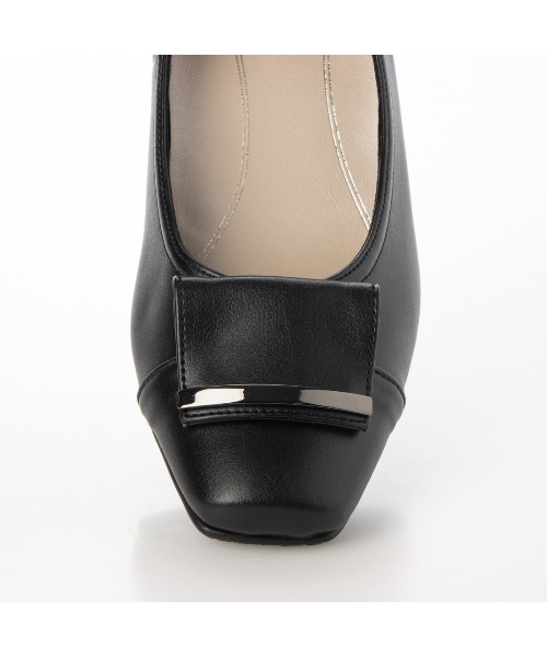 Riz raffinee（リズラフィーネ）の「【晴雨兼用】スクエアトゥレインパンプス（パンプス・レディース・ライトブラック/ベージュ×ブラック/グレー系その他/ブラック・22.5cm/23cm/23.5cm/24cm/24.5cm/22cm）」の13枚目の写真