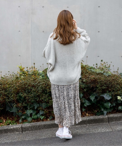 flower（フラワー）の「フラワリーワッシャースカート（スカート・レディース・ホワイト/ブラック・FREE）」の18枚目の写真