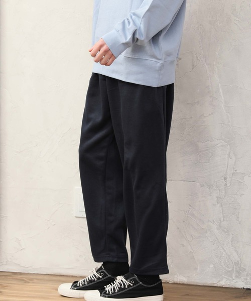 ARCADE（アーケード）の「ワイドテーパード スウェット イージー シェフパンツ（スウェットパンツ・メンズ・ブラック/ネイビー/グレー系その他/チャコールグレー/カーキ/チェック/ストライプ/ベージュ・XL/L/M）」の2枚目の写真