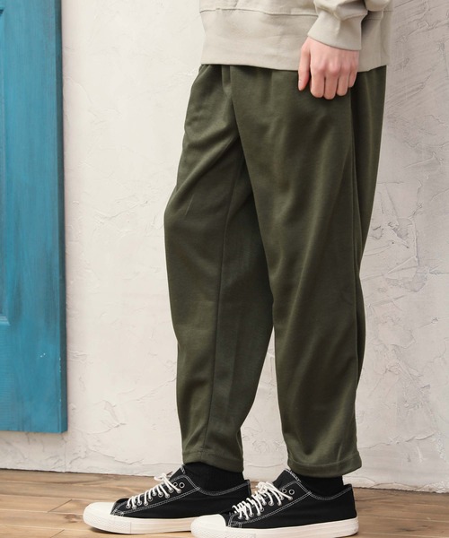 ARCADE（アーケード）の「ワイドテーパード スウェット イージー シェフパンツ（スウェットパンツ・メンズ・ブラック/ネイビー/グレー系その他/チャコールグレー/カーキ/チェック/ストライプ/ベージュ・XL/L/M）」の6枚目の写真