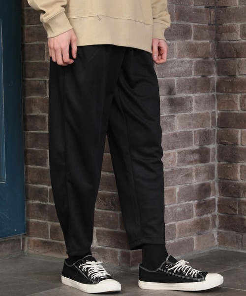 ARCADE（アーケード）の「ワイドテーパード スウェット イージー シェフパンツ（スウェットパンツ・メンズ・ブラック/ネイビー/グレー系その他/チャコールグレー/カーキ/チェック/ストライプ/ベージュ・XL/L/M）」の3枚目の写真
