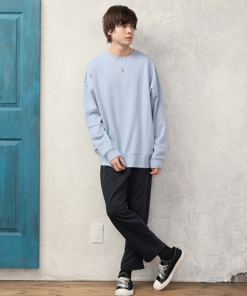 ARCADE（アーケード）の「ワイドテーパード スウェット イージー シェフパンツ（スウェットパンツ・メンズ・ブラック/ネイビー/グレー系その他/チャコールグレー/カーキ/チェック/ストライプ/ベージュ・XL/L/M）」の11枚目の写真