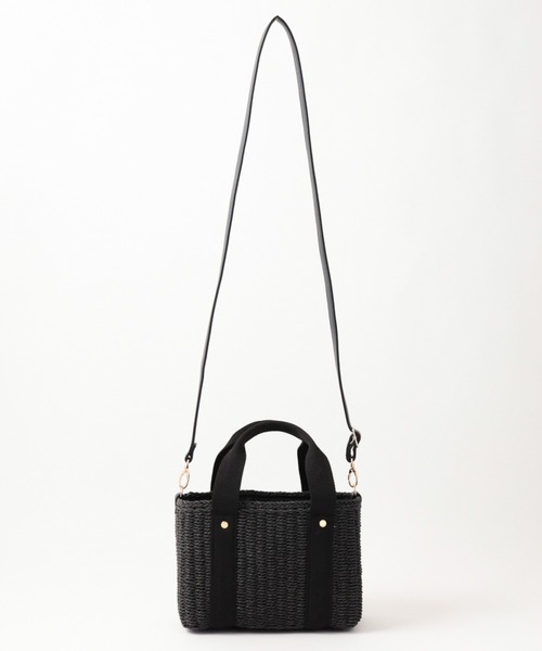LEPSIM（レプシィム）の「ペーパーミニＴＯＴＥ　929438（ショルダーバッグ・レディース・ブラック/ベージュ/グレイッシュベージュ・ONE SIZE）」の13枚目の写真