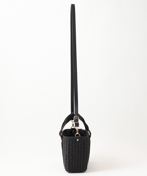 LEPSIM（レプシィム）の「ペーパーミニＴＯＴＥ　929438（ショルダーバッグ・レディース・ブラック/ベージュ/グレイッシュベージュ・ONE SIZE）」の19枚目の写真