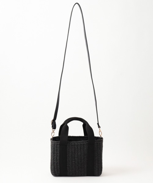 LEPSIM（レプシィム）の「ペーパーミニＴＯＴＥ　929438（ショルダーバッグ・レディース・ブラック/ベージュ/グレイッシュベージュ・ONE SIZE）」の11枚目の写真