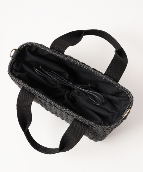 LEPSIM（レプシィム）の「ペーパーミニＴＯＴＥ　929438（ショルダーバッグ・レディース・ブラック/ベージュ/グレイッシュベージュ・ONE SIZE）」の18枚目の写真